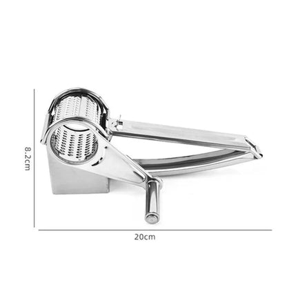 Rotary Cheese Grater – Stainless Steel Kitchen Essential for Effortless Grating