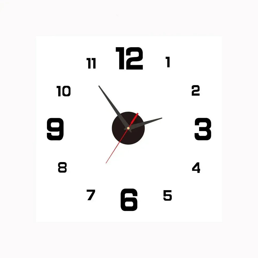 Silent Classic Wall Clock | Non-Ticking Elegant Timepiece for Bedroom & Office