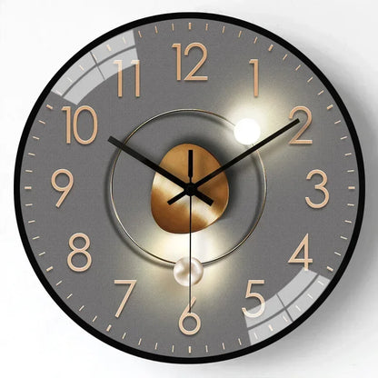 Silent Classic Wall Clock | Non-Ticking Elegant Timepiece for Bedroom & Office