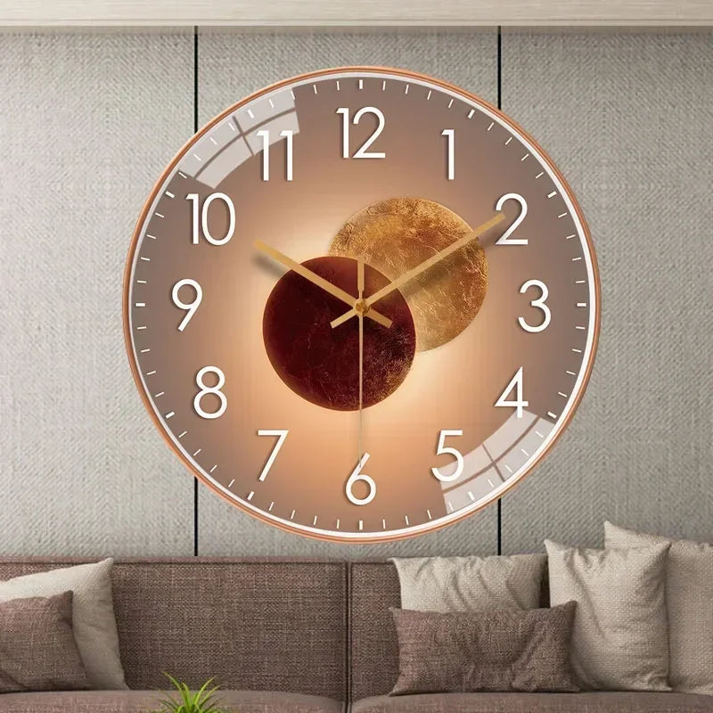 Silent Classic Wall Clock | Non-Ticking Elegant Timepiece for Bedroom & Office