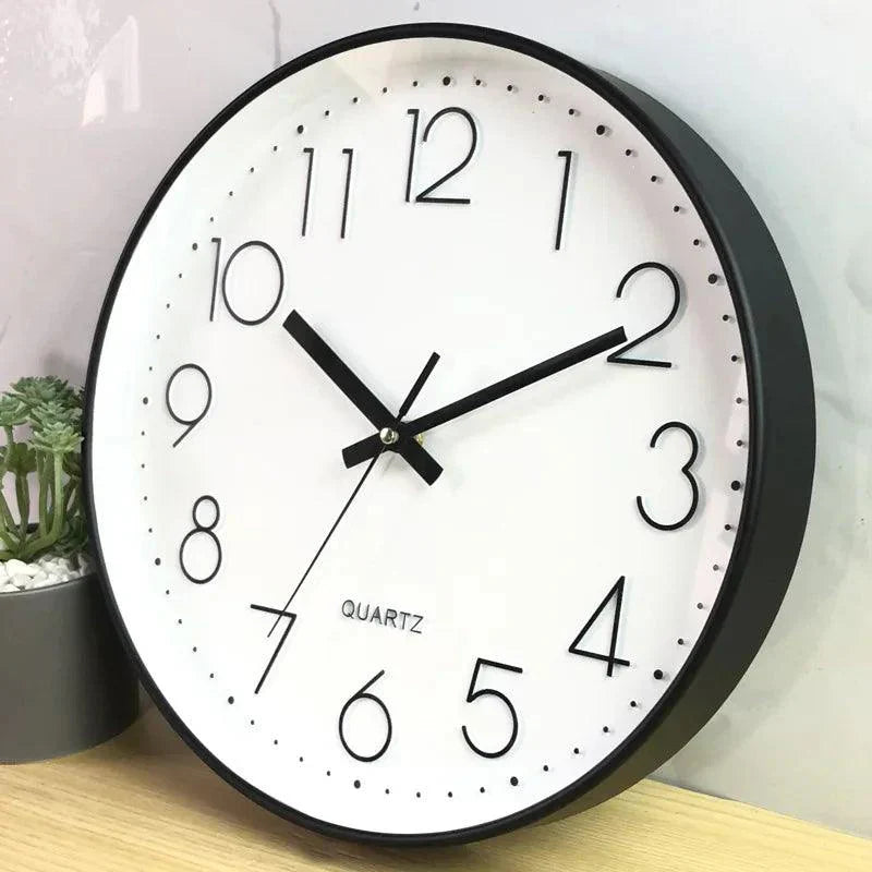 30cm Silent Non-Ticking Wall Clock – Modern Minimalist Design