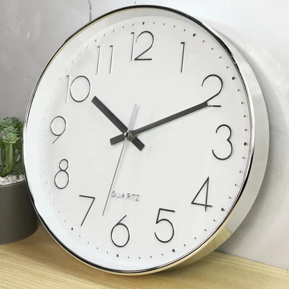 30cm Silent Non-Ticking Wall Clock – Modern Minimalist Design