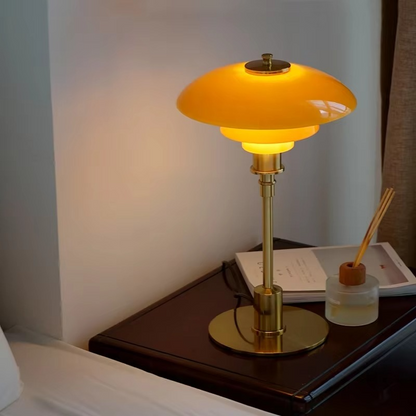 Scandinavian Dimmable Table Lamp – Modern Danish Designer Iron & Glass Lamp