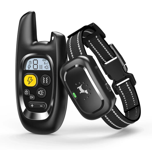 Dog Training Collar with Remote – Shock Lock, Sound & Vibration Modes, Waterproof, 1600ft Range