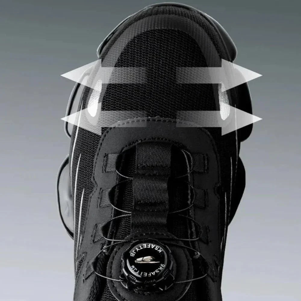 SafeShoez – Orthopedic Safety Work Shoes with Steel Toe & Memory Foam