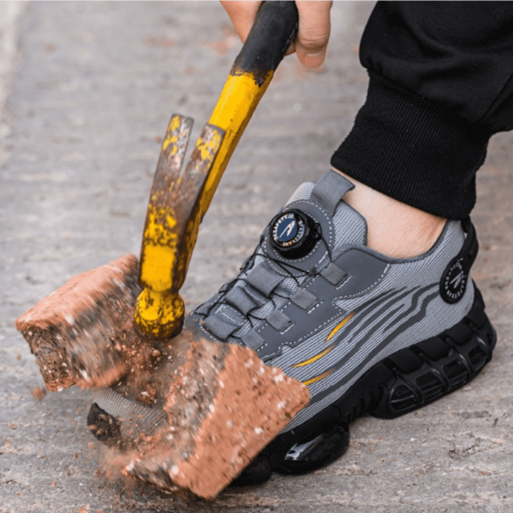 SafeShoez – Orthopedic Safety Work Shoes with Steel Toe & Memory Foam