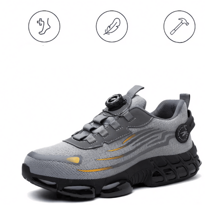 SafeShoez – Orthopedic Safety Work Shoes with Steel Toe & Memory Foam