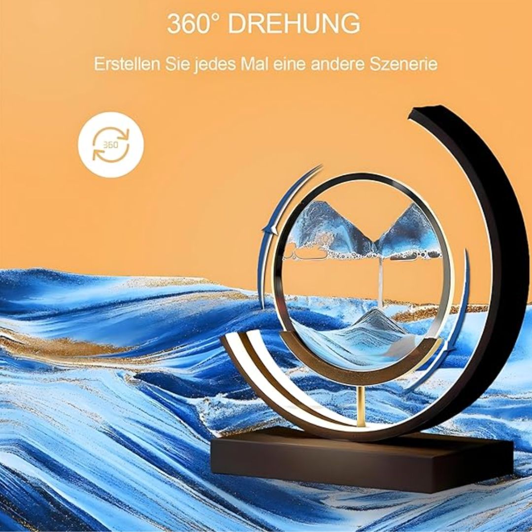 Deep Sea Sandscapes – Illuminated Moving Sand Art for Relaxing Home Décor
