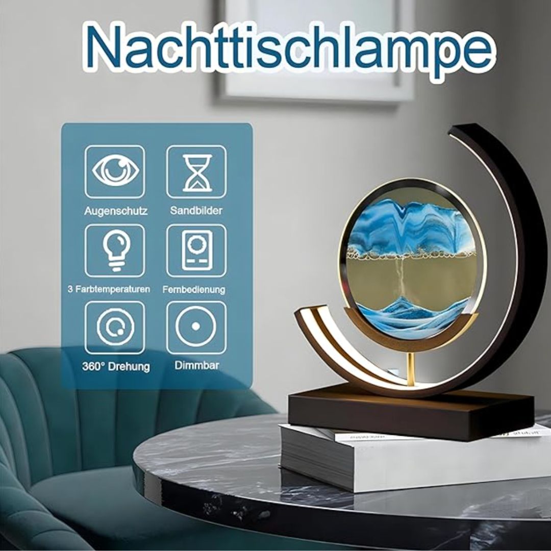 Deep Sea Sandscapes – Illuminated Moving Sand Art for Relaxing Home Décor
