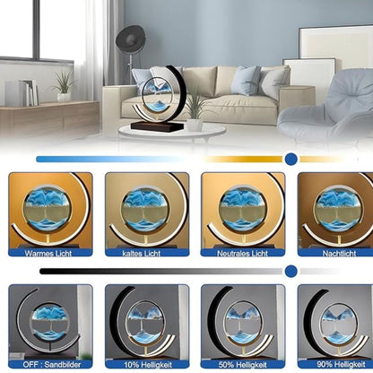 Deep Sea Sandscapes – Illuminated Moving Sand Art for Relaxing Home Décor