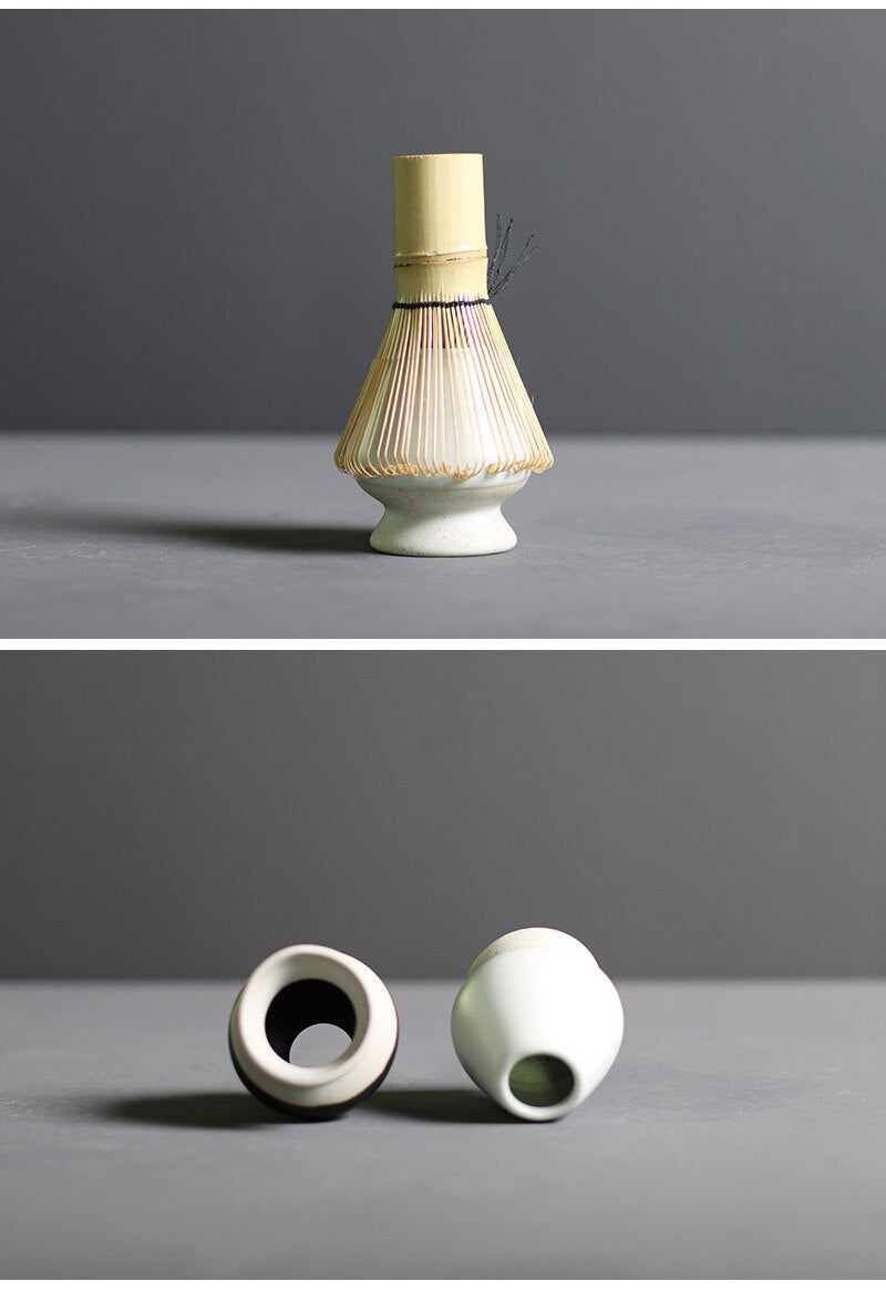 TenchaTime | Complete Matcha Set – Bamboo Whisk & Ceramic Bowl – Authentic Japanese Tea Kit