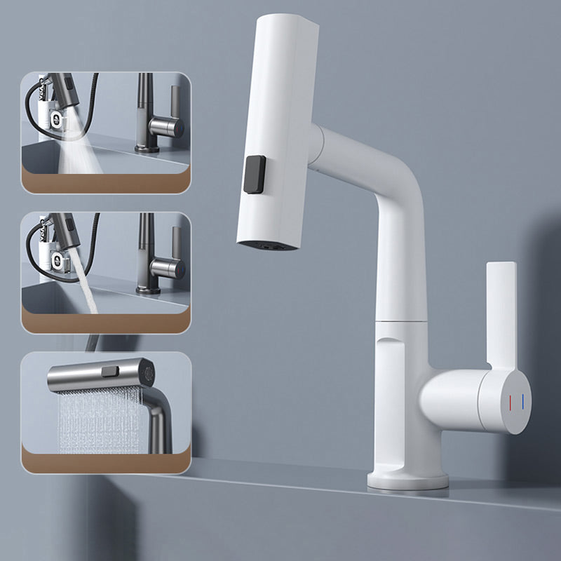 WaterMaster Flexible LED Kitchen & Bathroom Faucet – 360° Swivel, Pull-Out Hose & 5 Spray Modes