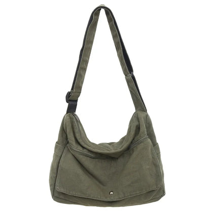 CrossStream – Stylish Canvas Messenger Shoulder Sling Bag for Everyday Use