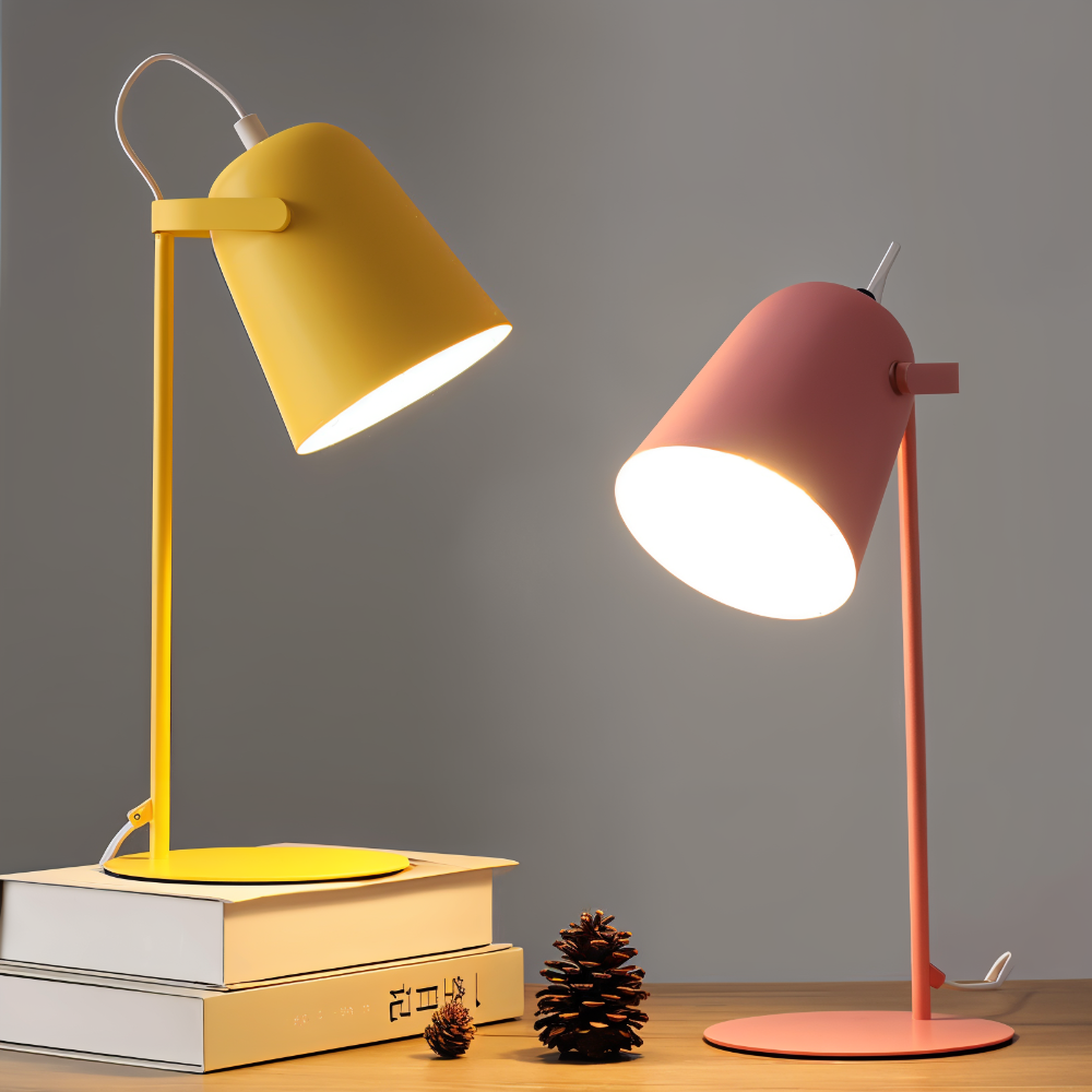 Modern Rotating Desk Lamp – Eye-Friendly Adjustable Lighting for Reading, Studying & Relaxing