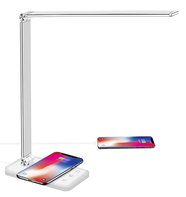 Modern Adjustable LED Desk Lamp with USB Charging – Dimmable Office & Bedroom Light