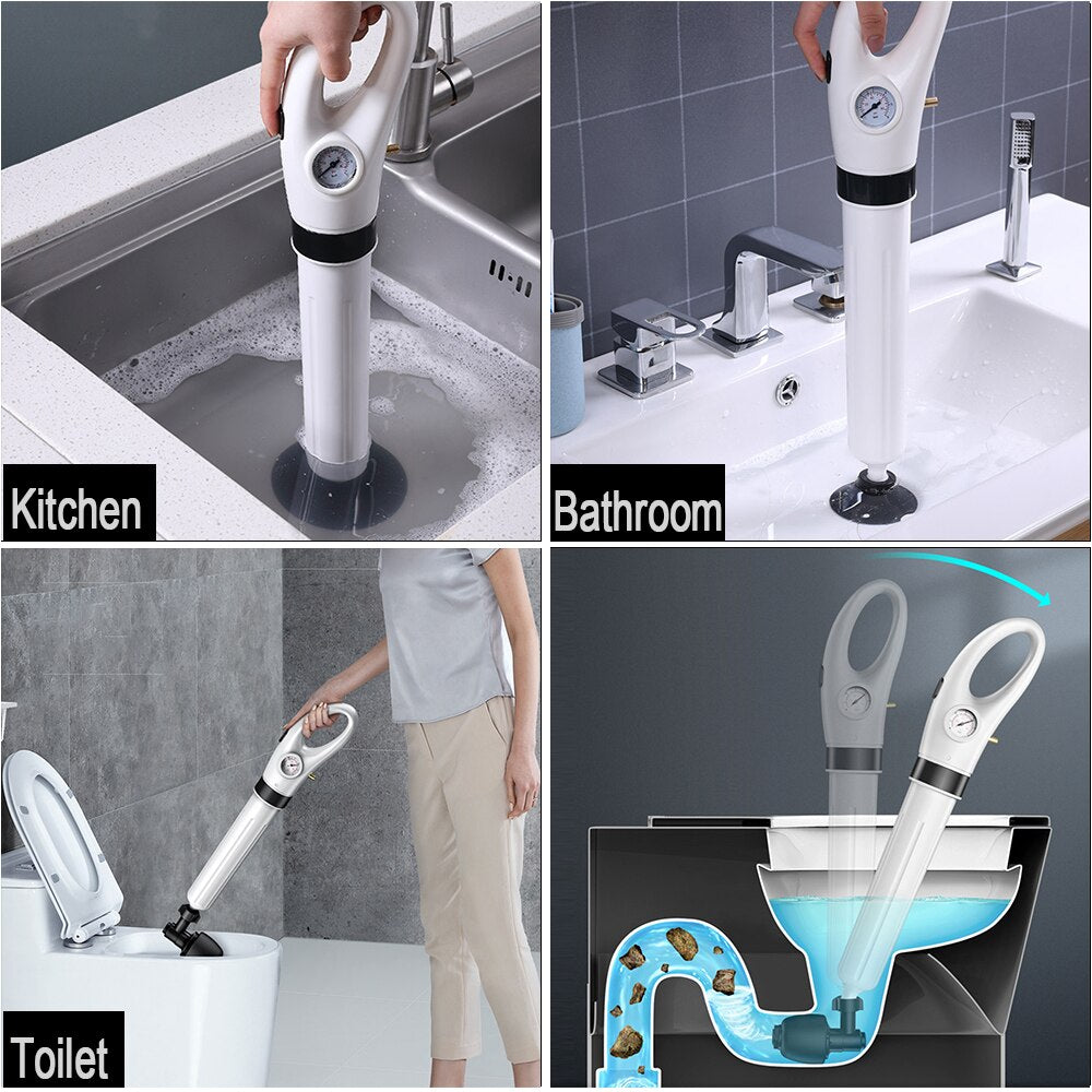 TurboFlush Pro – Ultimate High-Pressure Drain Unblocker for Toilets, Sinks & Pipes