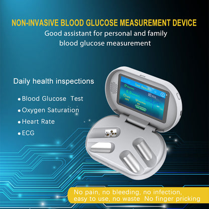 New High-Precision Non-Invasive Blood Glucose Meter/ Oxymeter