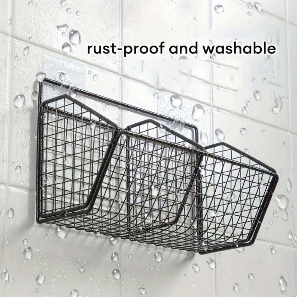 StorGrid – Modern Wall-Mounted Wire Storage Basket for Kitchen Organization
