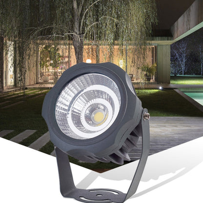 COB LED Outdoor Floodlight – Waterproof Adjustable Spotlight for Gardens, Billboards & Exterior Lighting (7 Colours, 20W)
