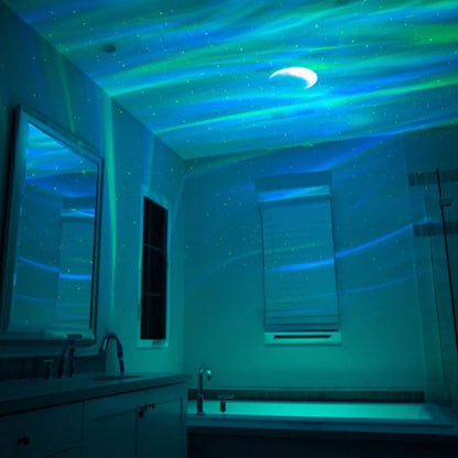 Aurora Mood Light Projector – Mesmerizing Northern Lights Display for Any Room
