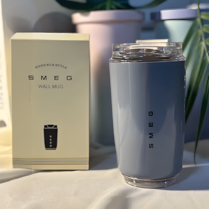 LuxeTherm Elegant Stainless Steel Thermal Travel Mug – 240ml Insulated Reusable Cup for Hot & Cold Drinks