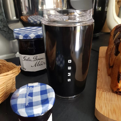 LuxeTherm Elegant Stainless Steel Thermal Travel Mug – 240ml Insulated Reusable Cup for Hot & Cold Drinks