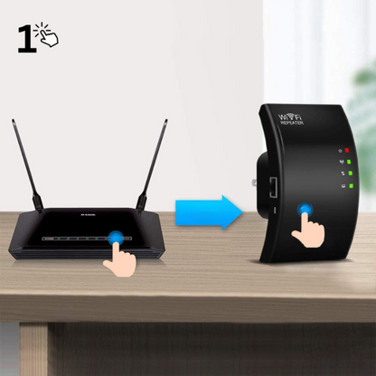 WiFiBooster Wireless WiFi Signal Extender – Fast & Stable Internet for Every Room