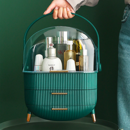 Elegant Makeup Organizer – Stylish Cosmetic Storage with Compartments