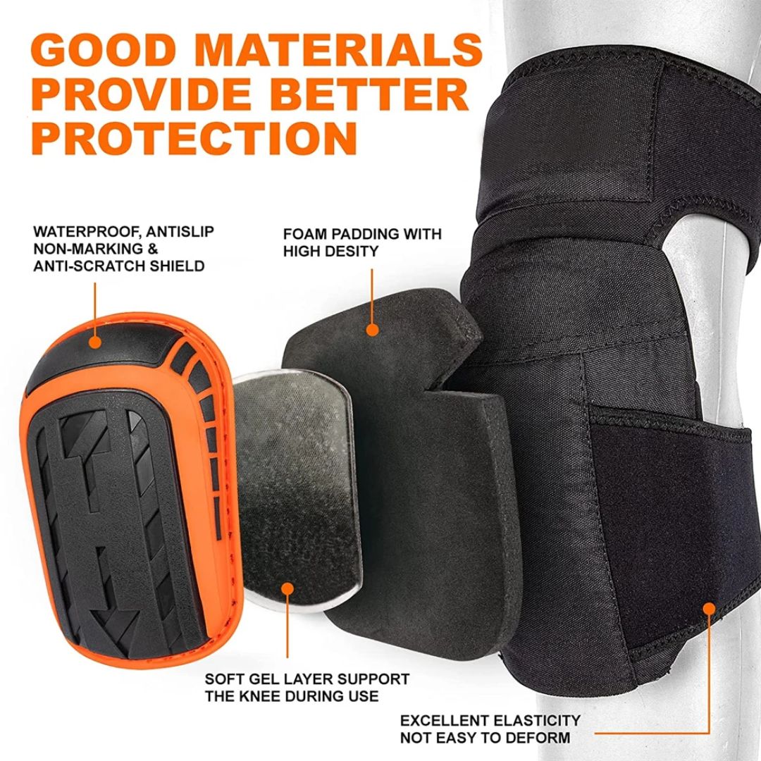 Professional Heavy-Duty Work Knee Pads – Adjustable, Impact Resistant & All-Day Comfort