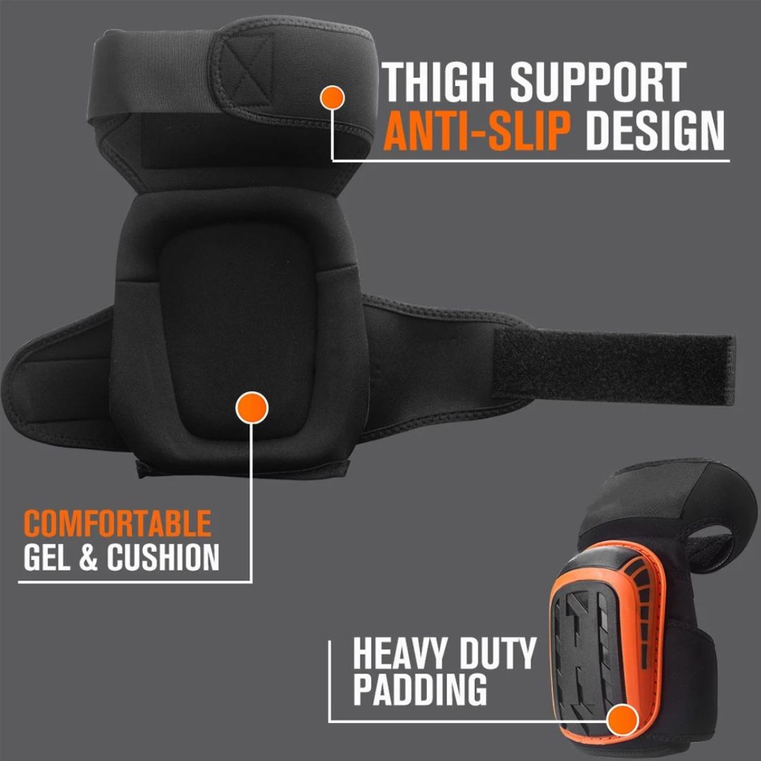 Professional Heavy-Duty Work Knee Pads – Adjustable, Impact Resistant & All-Day Comfort