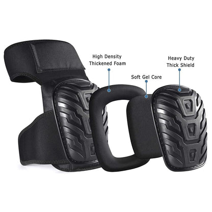 Professional Heavy-Duty Work Knee Pads – Adjustable, Impact Resistant & All-Day Comfort