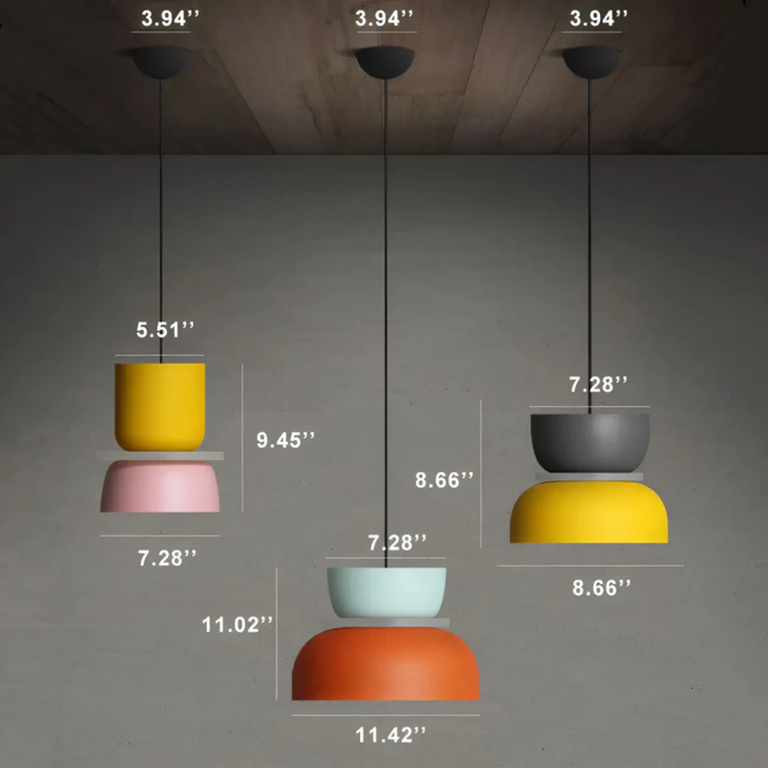 VividGlow – Colourful Macaron LED Pendant Light | Modern, Stylish & Energy-Efficient