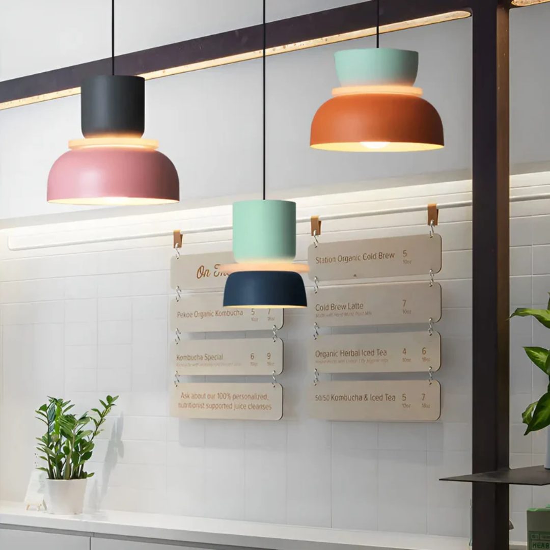 VividGlow – Colourful Macaron LED Pendant Light | Modern, Stylish & Energy-Efficient