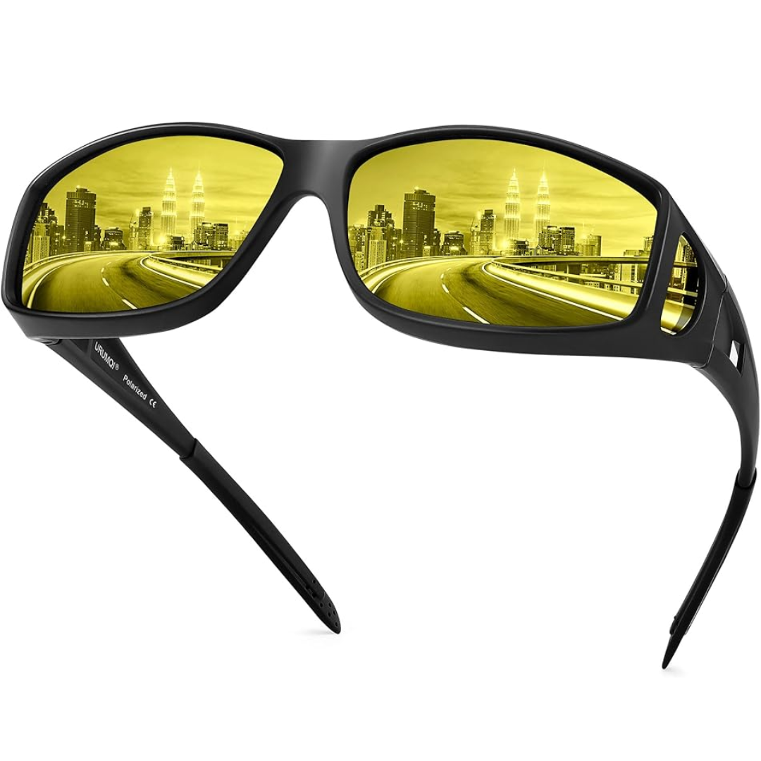 Jeremy Night Vision Polarised Driving Glasses – Anti-Glare Glasses for Safer Night Driving