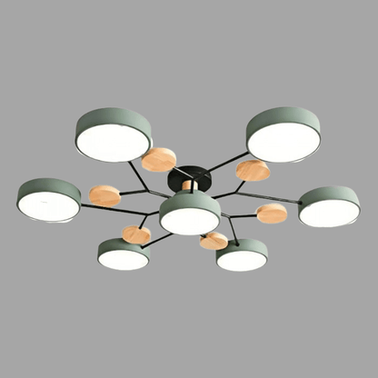 Scandinavian LED Ceiling Light – Modern Branch Design with Warm White Illumination & Energy Efficient Technology