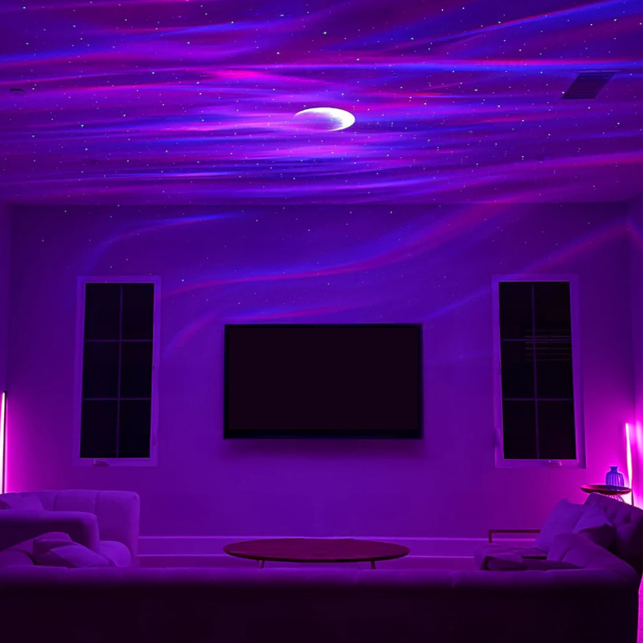 Aurora Mood Light Projector – Mesmerizing Northern Lights Display for Any Room