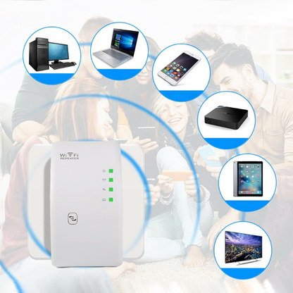 WiFiBooster Wireless WiFi Signal Extender – Fast & Stable Internet for Every Room