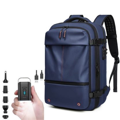 VacuPro – Compression Travel Backpack with Built-In Vacuum System | Space-Saving Cabin Bag