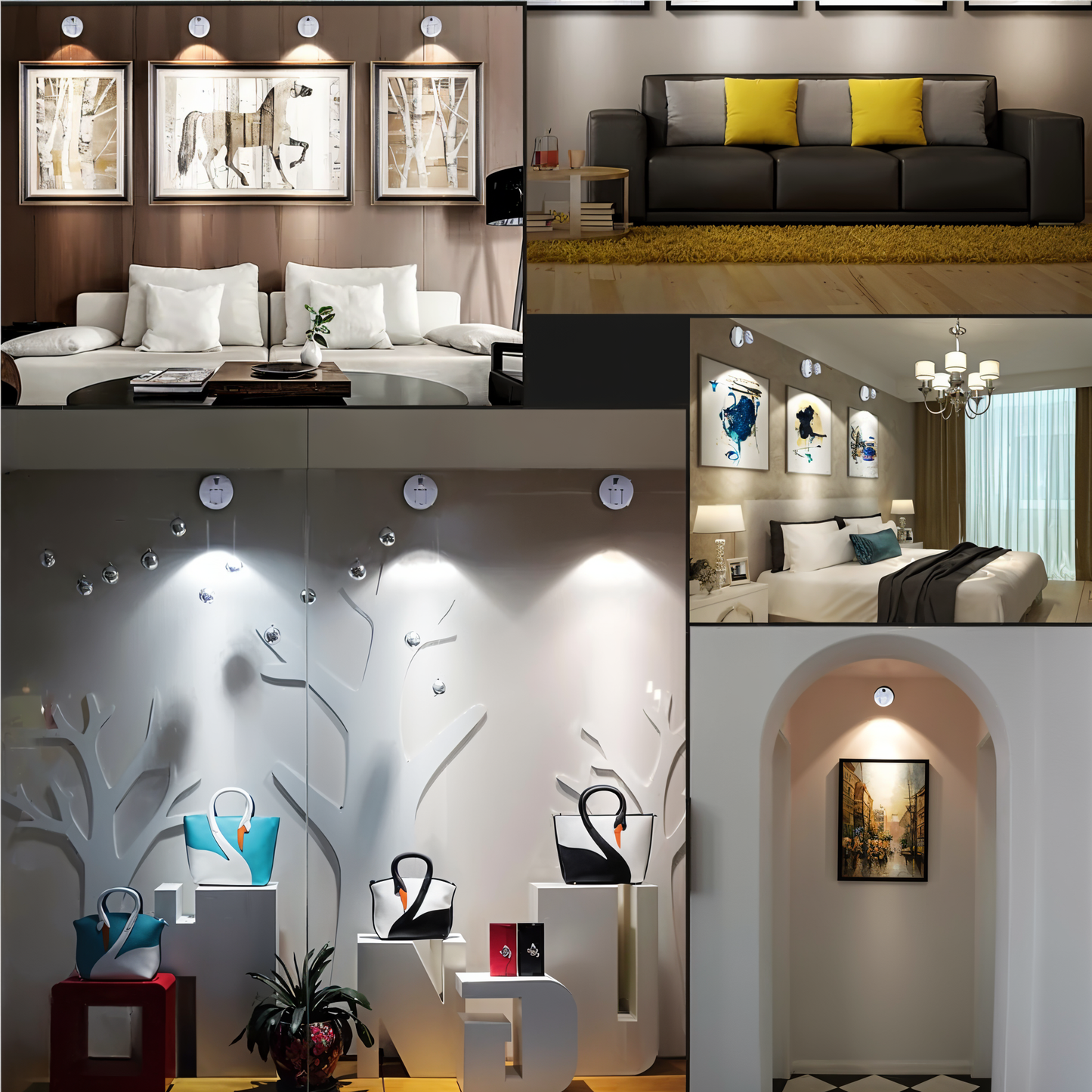 VividBeam | Mini Dimmable LED Spotlight | Wireless Accent Lighting for Home & Office