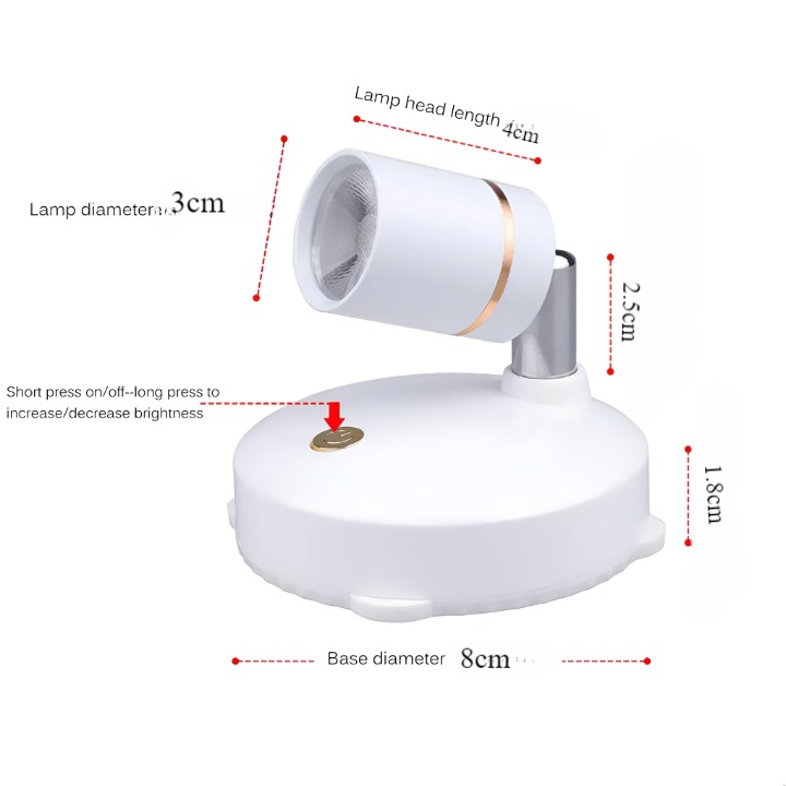 VividBeam | Mini Dimmable LED Spotlight | Wireless Accent Lighting for Home & Office