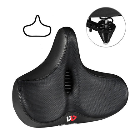 RideEase - Extra Wide & Breathable Comfortable Bike Saddle, Ergonomic Bicycle Seat