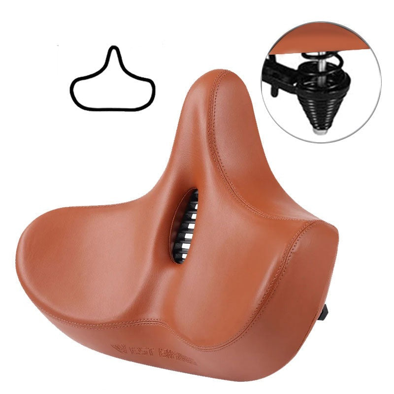 RideEase - Extra Wide & Breathable Comfortable Bike Saddle, Ergonomic Bicycle Seat