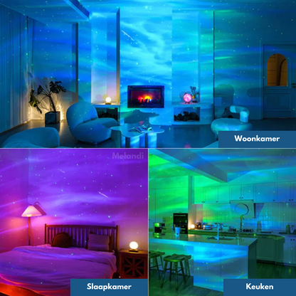 Aurora Mood Light Projector – Mesmerizing Northern Lights Display for Any Room