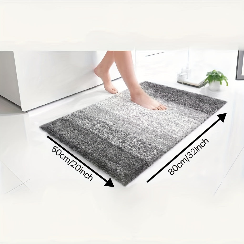 Luxury Microfiber Bath Mat – Ultra Soft, Non-Slip & Washable Comfort for Bathroom Floors