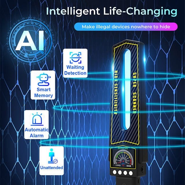 GPS Tracker Detector #2026 – Advanced Bug Sweeper for Hidden Cameras & Trackers