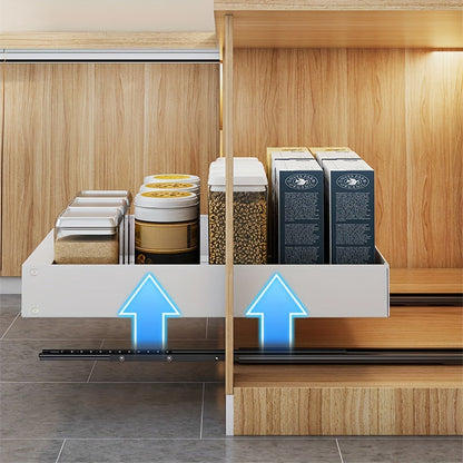 Lina Pull-Out Kitchen Cabinet Organiser – Space-Saving Sliding Pantry Storage Rack