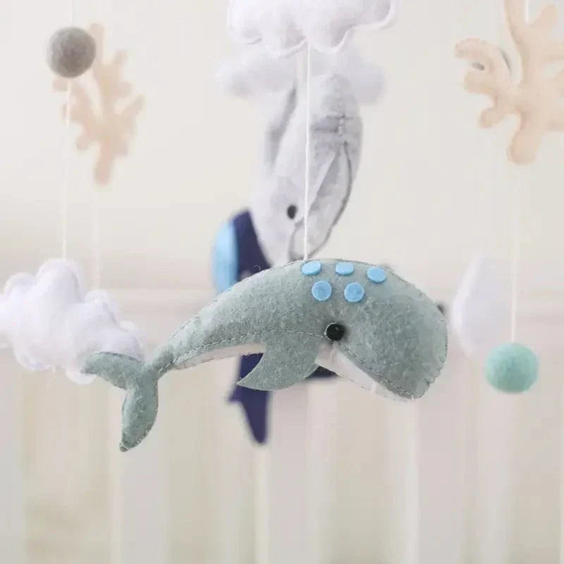 SkyWhirl –  Soothing Wooden Baby Mobile Without Battery | for Baby
