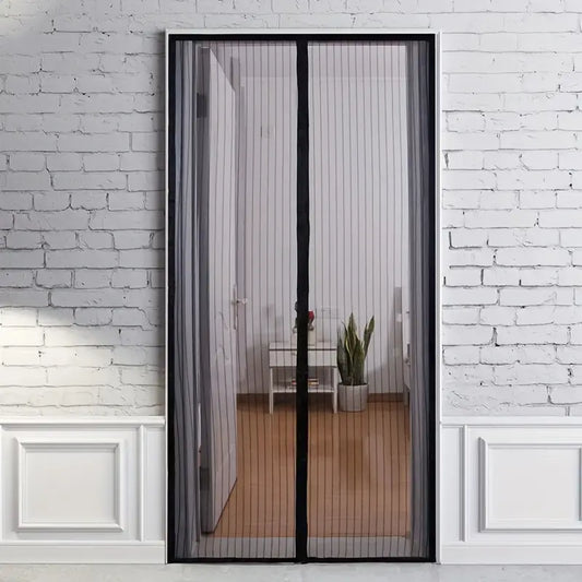 BugGuard Magnetic Fly Screen Door – Hands-Free Mesh Door with Auto-Close for Insect Protection