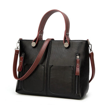 Elly – Women’s Vintage Leather Shoulder Bag | Handmade & Elegant Design