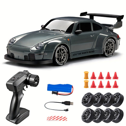 Ultimate 1:24 RC Drift Car with LED Wheels – Rechargeable 4WD Racing Toy